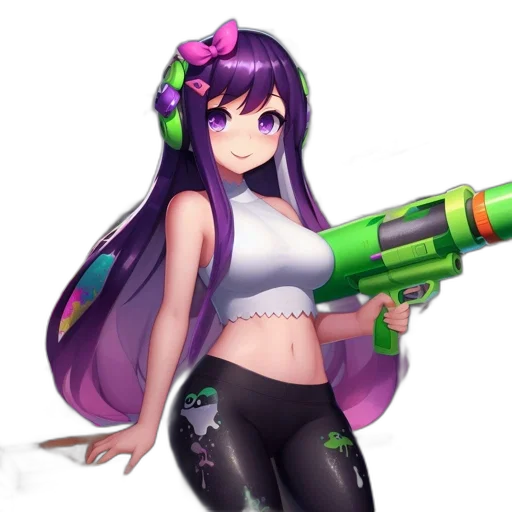 weapon, staff, animal, flower transparent PNG cut-out