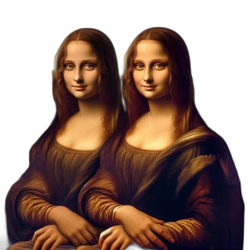 face, dress, photorealistic, oil painting transparent PNG cut-out