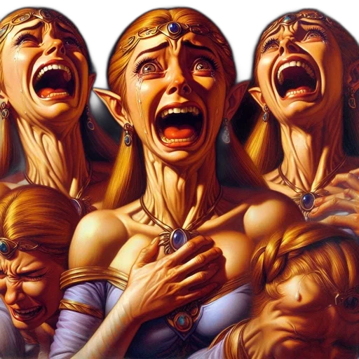 face, photorealistic, oil painting, concept art transparent PNG cut-out
