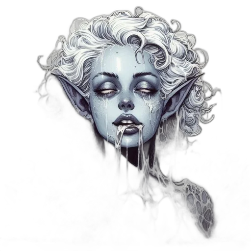 face, mask, creature, staff transparent PNG cut-out