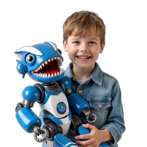 robot, creature, 3d render, young transparent PNG cut-out