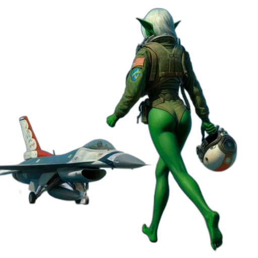 jacket, weapon, creature, concept art transparent PNG cut-out