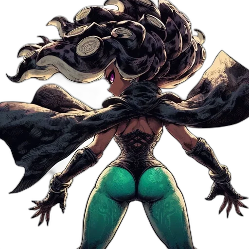 hair, creature, mask, dragon transparent PNG cut-out