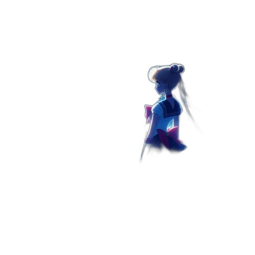 dress, robot, hair, creature transparent PNG cut-out