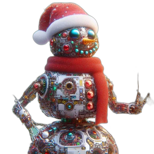 robot, 3d render, concept art, cyberpunk transparent PNG cut-out