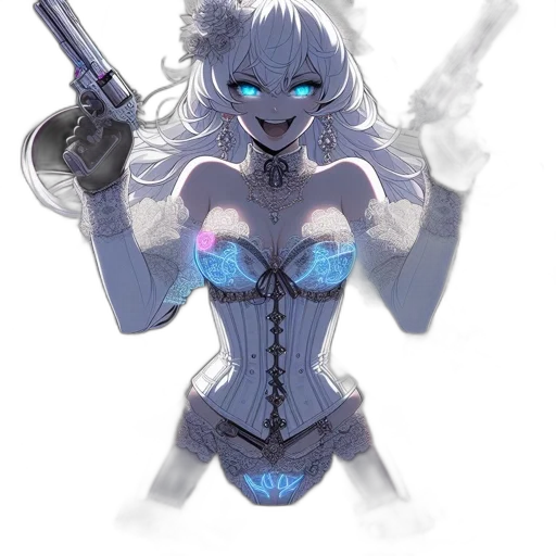 robot, weapon, staff, mask transparent PNG cut-out