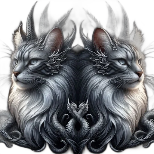 dragon, mask, hair, crown transparent PNG cut-out