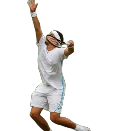 staff, 3d render, tennis, player transparent PNG cut-out