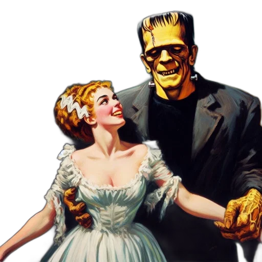 mask, dress, comic book art, concept art transparent PNG cut-out