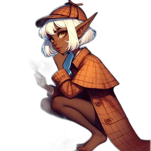 hat, staff, jacket, dress transparent PNG cut-out