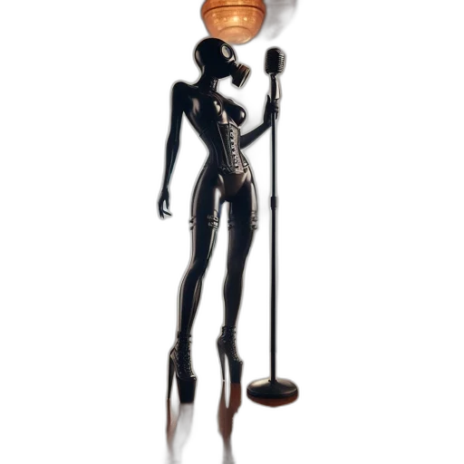 staff, robot, mask, dress transparent PNG cut-out