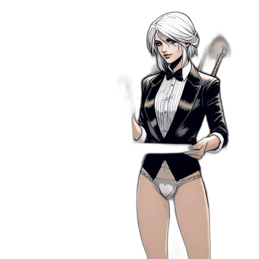 staff, jacket, weapon, concept art transparent PNG cut-out