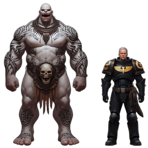 concept art, comic book art, 3d render, fantasy art transparent PNG cut-out