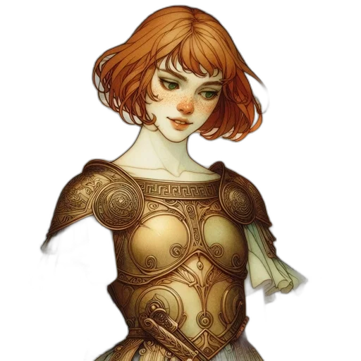 dress, fantasy art, concept art, watercolor transparent PNG cut-out