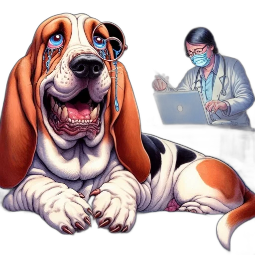 animal, concept art, comic book art, oversized transparent PNG cut-out