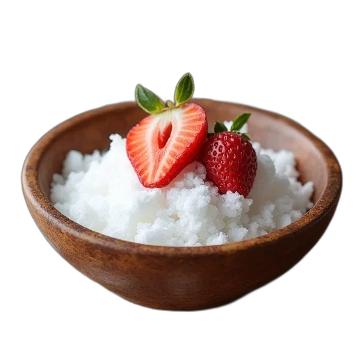 food, bowl, coconut, sugar transparent PNG cut-out