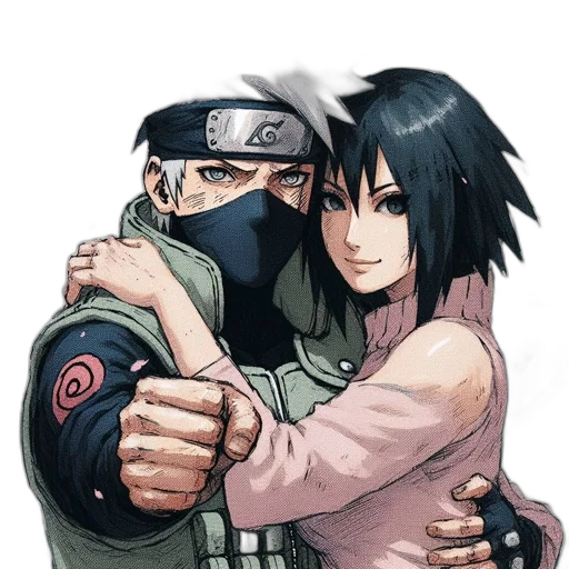 anime, comic book art, concept art, watercolor transparent PNG cut-out