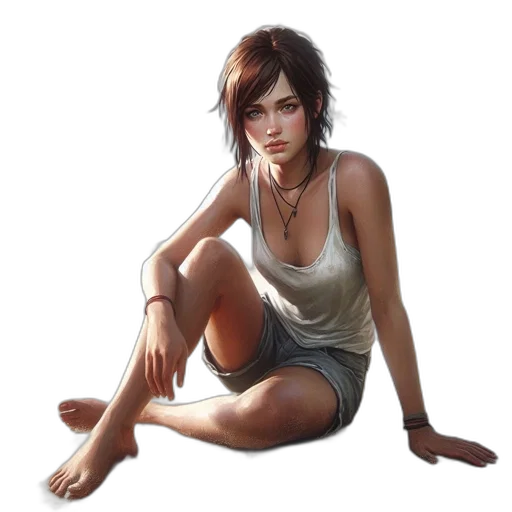 face, dress, weapon, staff transparent PNG cut-out