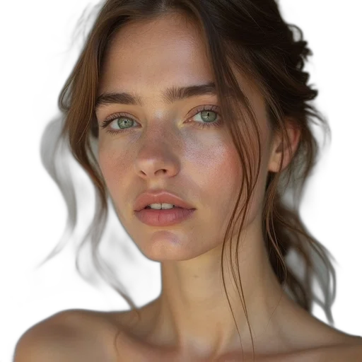 face, jewelry, hair, crown transparent PNG cut-out