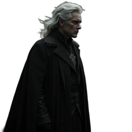 jacket, staff, dragon, creature transparent PNG cut-out