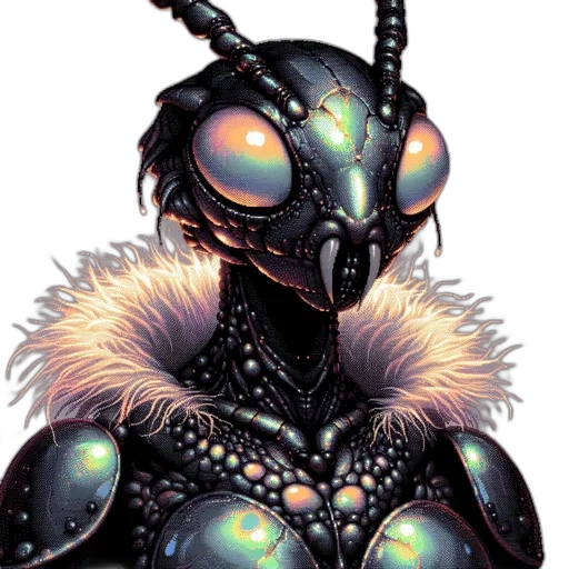 robot, creature, mask, jewelry transparent PNG cut-out