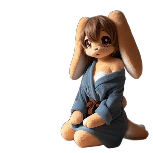 dress, animal, 3d render, photorealistic transparent PNG cut-out