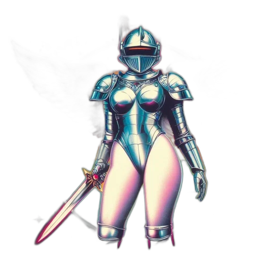 robot, sword, weapon, staff transparent PNG cut-out