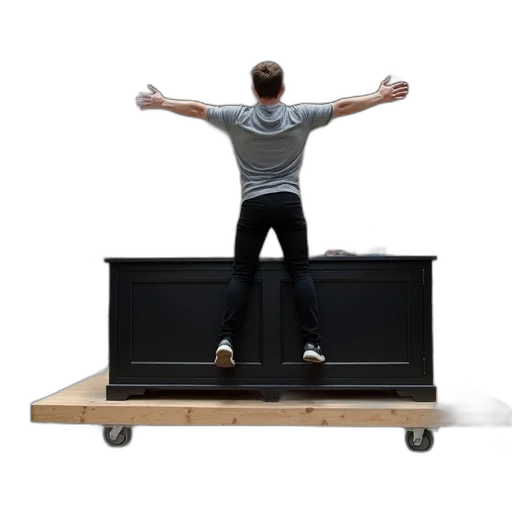 furniture, staff, person, standing transparent PNG cut-out