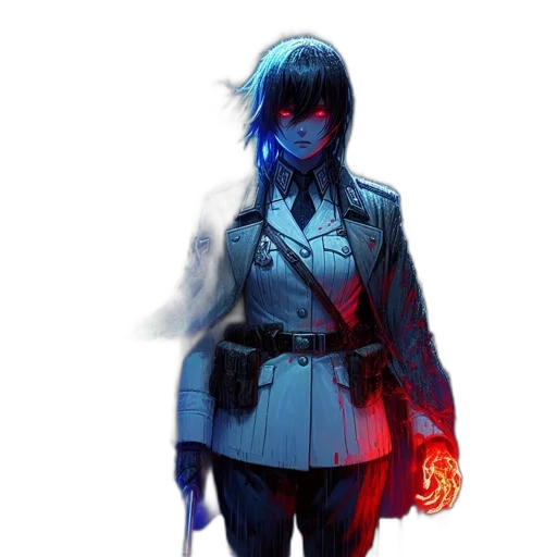 jacket, staff, robot, mask transparent PNG cut-out