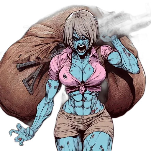 comic book art, concept art, anime, fantasy art transparent PNG cut-out