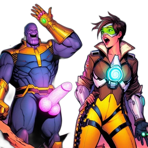 comic book art, concept art, pixel art, neon lights transparent PNG cut-out