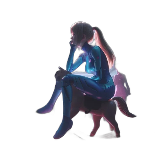 dress, creature, dragon, hair transparent PNG cut-out