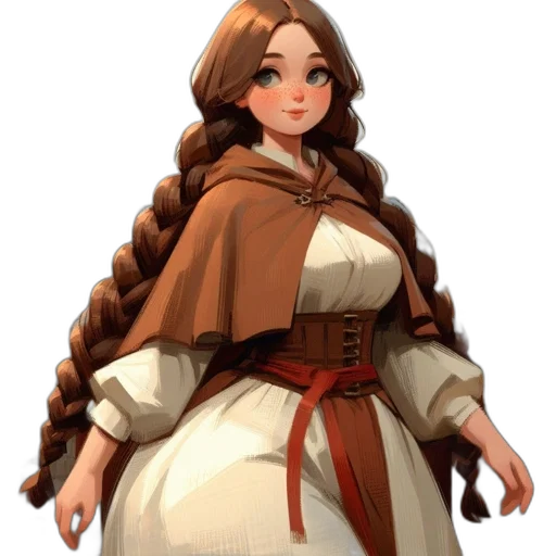 dress, staff, concept art, fantasy art transparent PNG cut-out