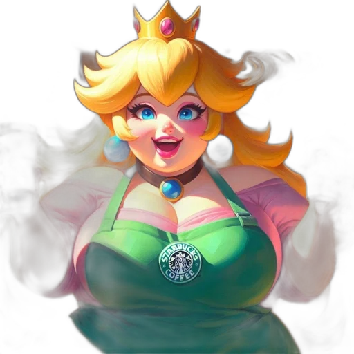 crown, dress, staff, concept art transparent PNG cut-out