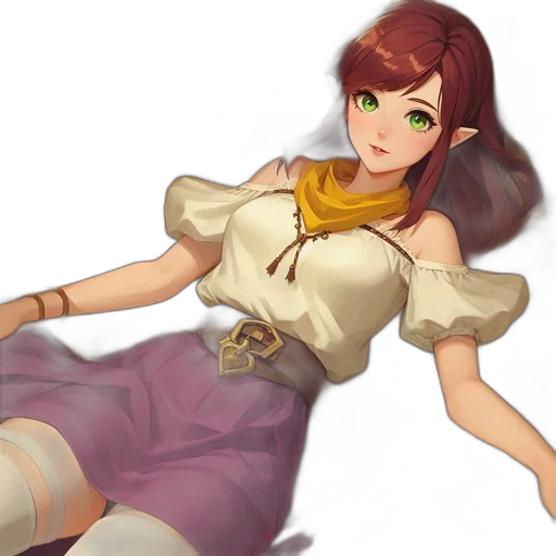 dress, staff, weapon, crown transparent PNG cut-out