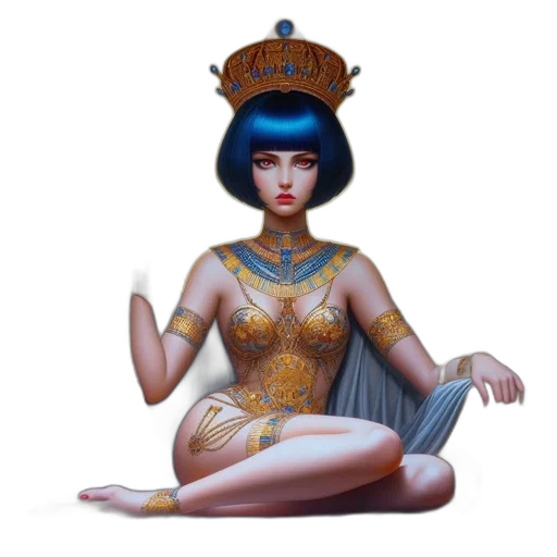 crown, jewelry, dress, fantasy art transparent PNG cut-out