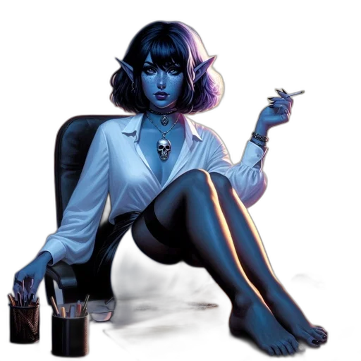 staff, concept art, comic book art, fantasy art transparent PNG cut-out