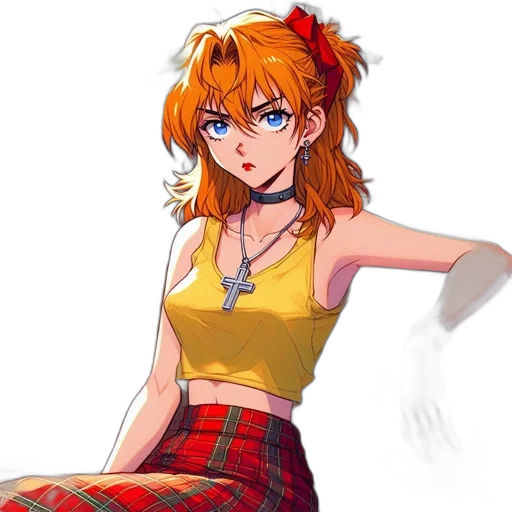 dress, staff, weapon, face transparent PNG cut-out