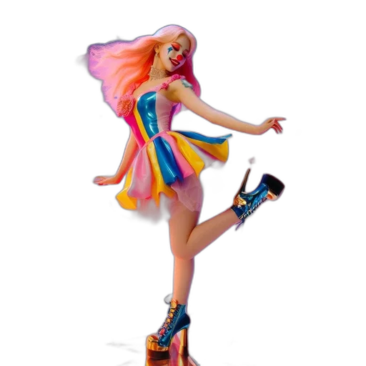 dress, shoes, hair, concept art transparent PNG cut-out