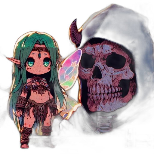 mask, fantasy art, concept art, pixel art transparent PNG cut-out