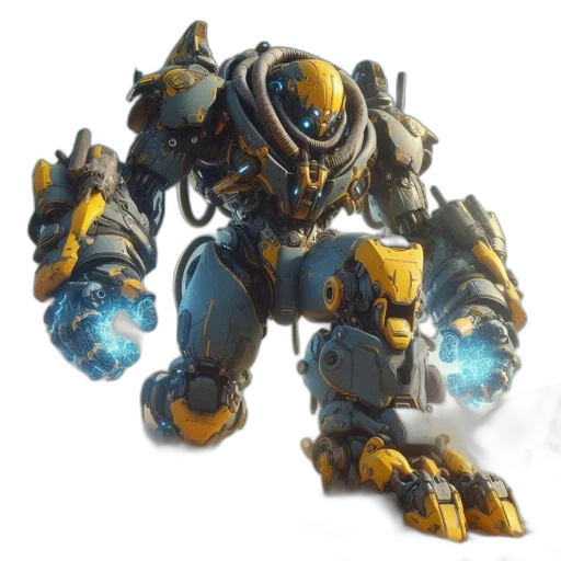 robot, weapon, dragon, creature transparent PNG cut-out