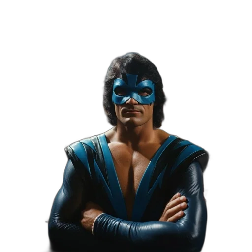 mask, jacket, face, comic book art transparent PNG cut-out