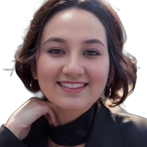face, staff, jacket, jewelry transparent PNG cut-out