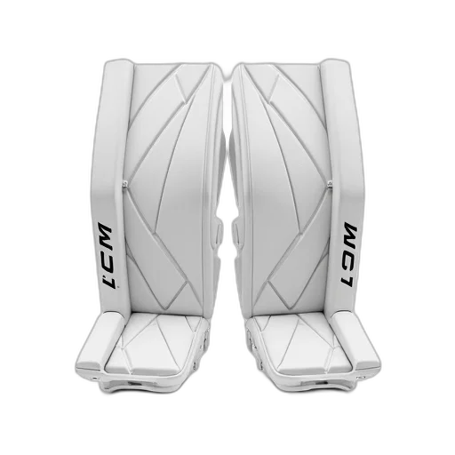 white, hockey, goalie, pad transparent PNG cut-out