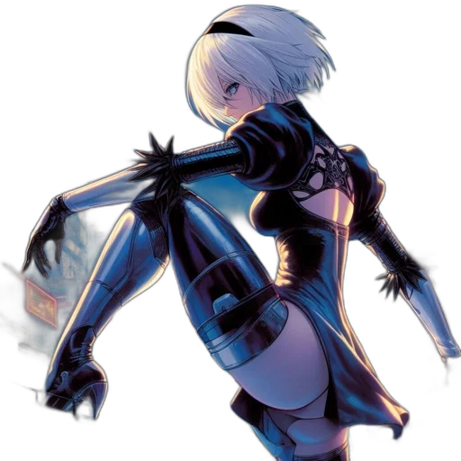 robot, jacket, weapon, dress transparent PNG cut-out