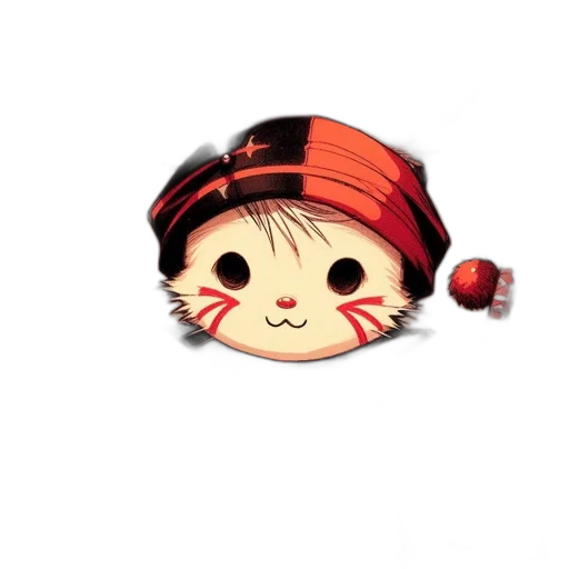 hat, staff, anime, pixel art transparent PNG cut-out