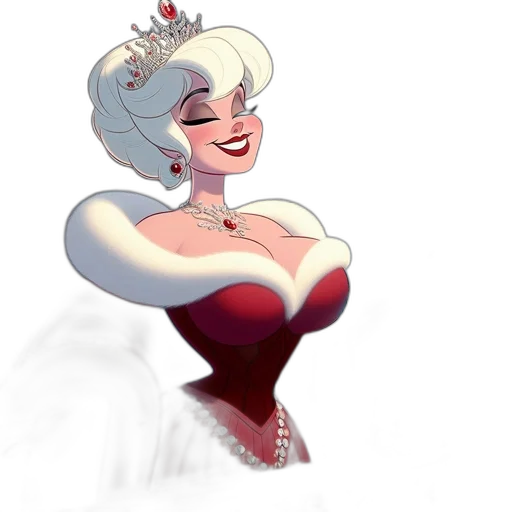 crown, dress, concept art, cartoon transparent PNG cut-out