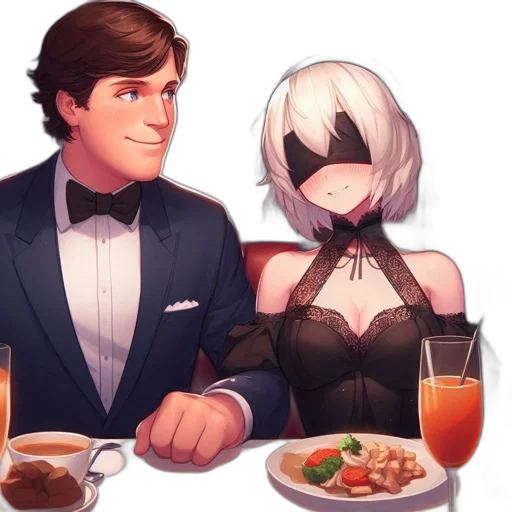 food, dress, robot, anime transparent PNG cut-out