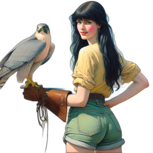 staff, animal, weapon, dress transparent PNG cut-out