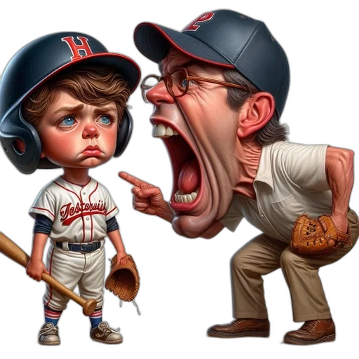 concept art, caricature, highlights, focused transparent PNG cut-out